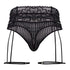 CandyMan 99648 Garter Thongs Color Black